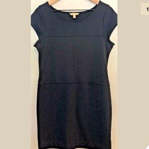 Banana Republic Navy Blue Petite Soft Ponte Dress
